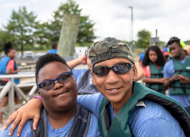 Picture of teens from Teen adventure camp