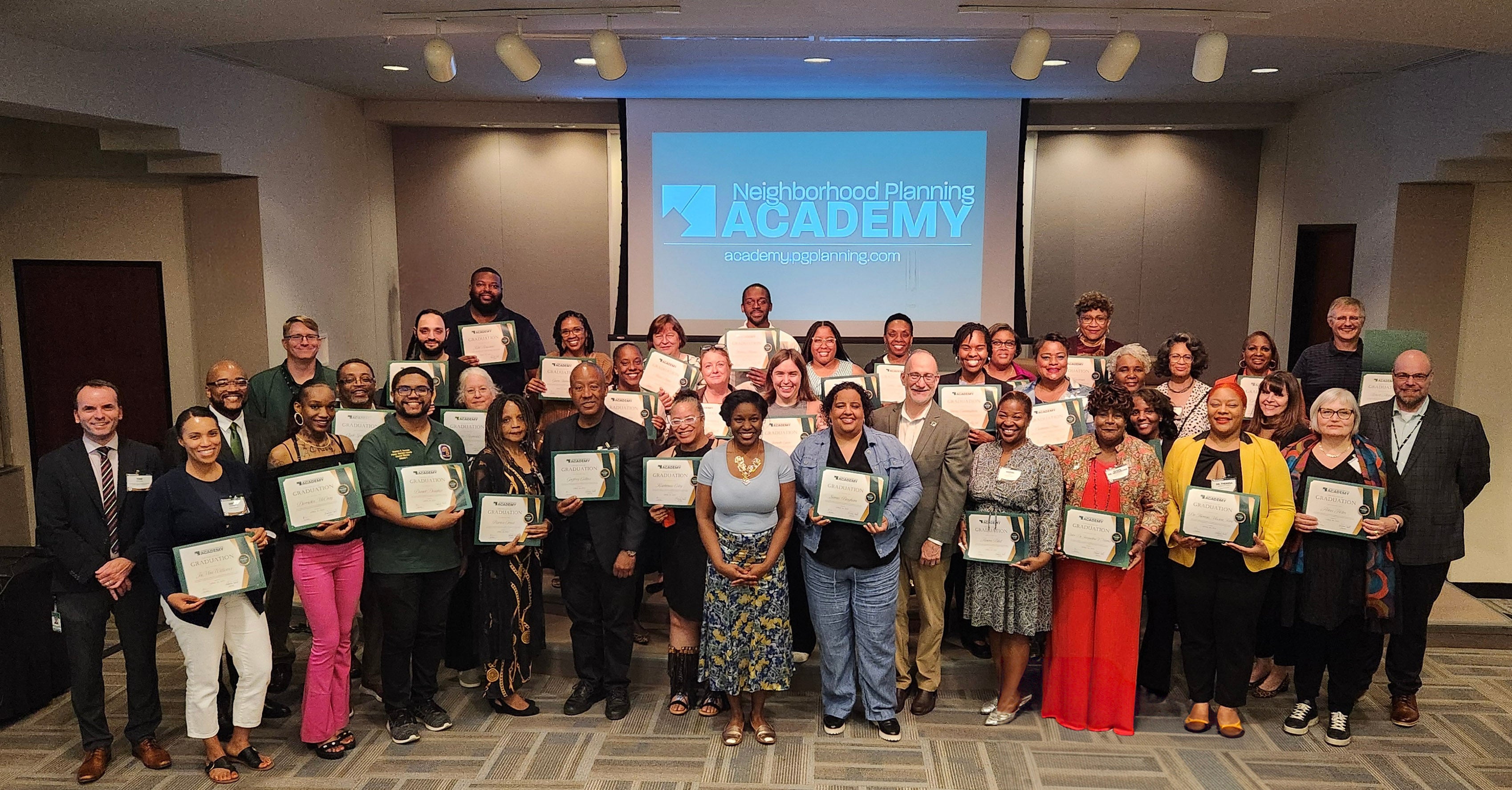Neighborhood Planning Academy Spring 2025 Graduation