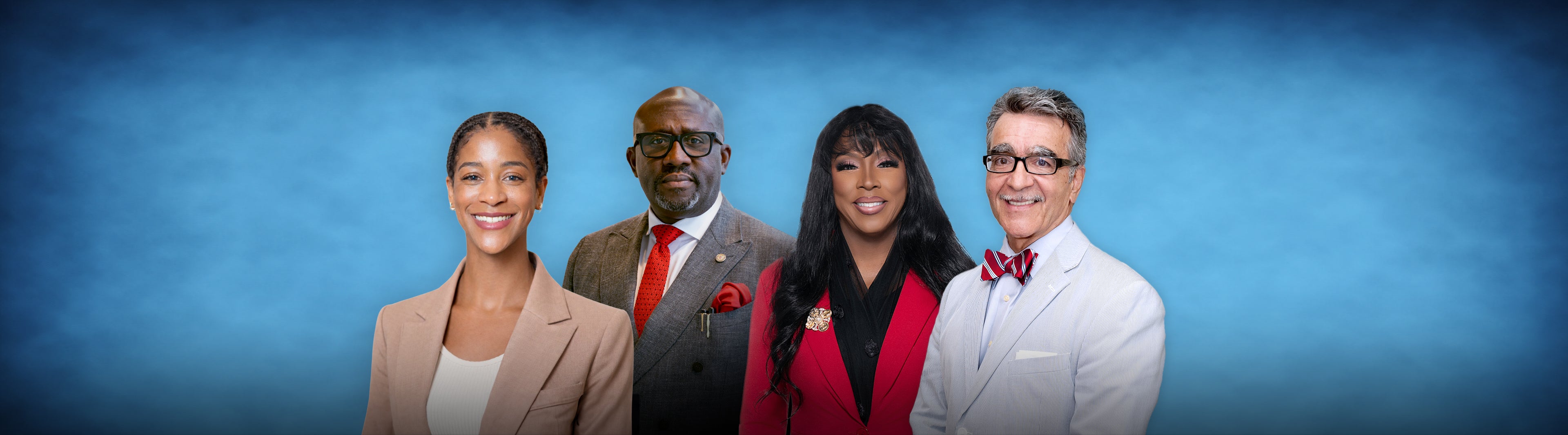 Prince George's County Planning Board, commissioners Lori Matthews, Brittany Jenkins, Manuel Geraldo and VIce Chair Dr. Bill Okoye, GRI